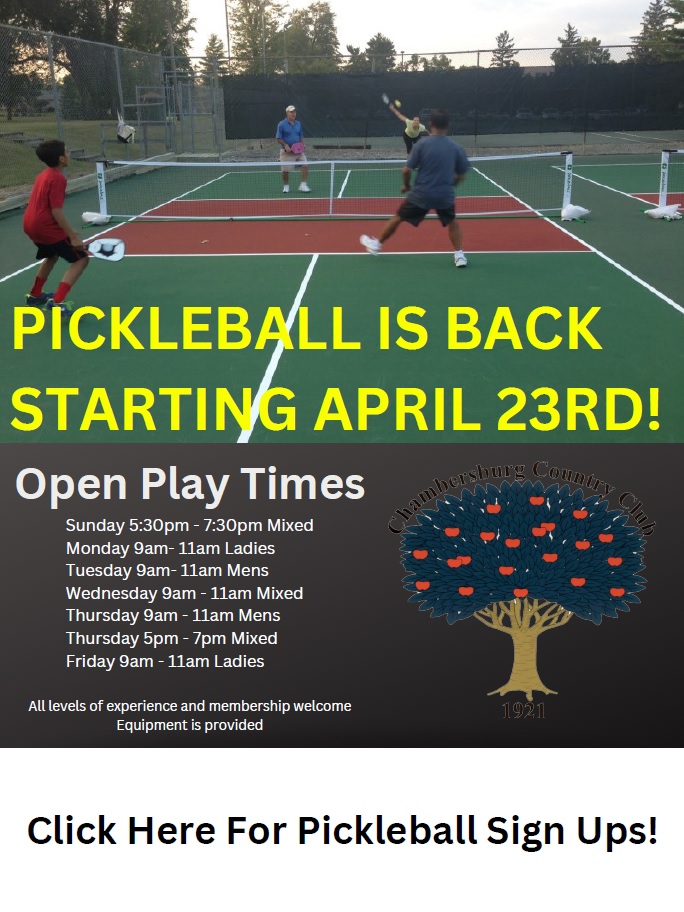 Pickleball Open Play Spring 2023